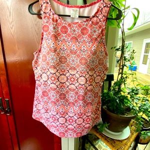 Lands End High Neck Tankini Top